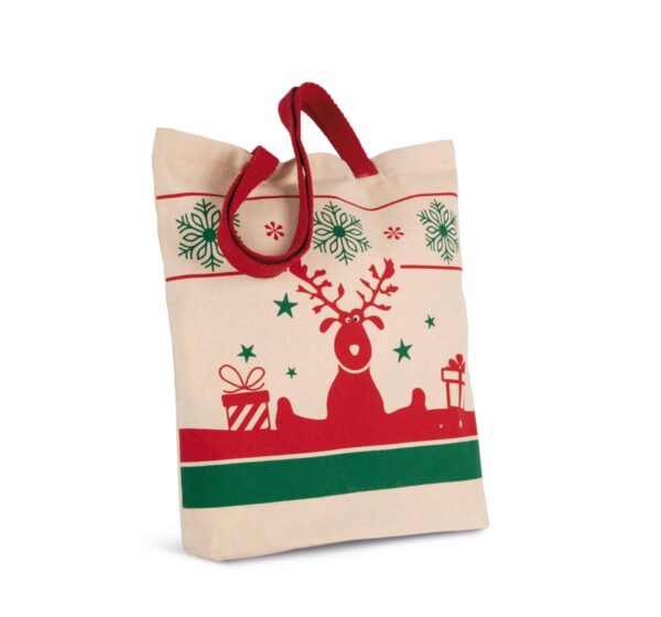 KI0733 - Sac shopping avec motifs de Noël