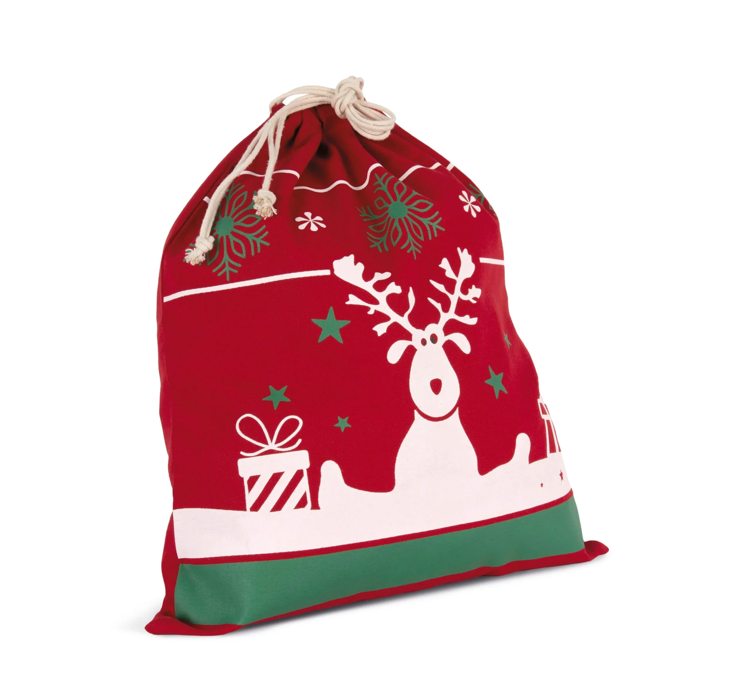 KI0735 - Sac avec cordon motifs de Noël