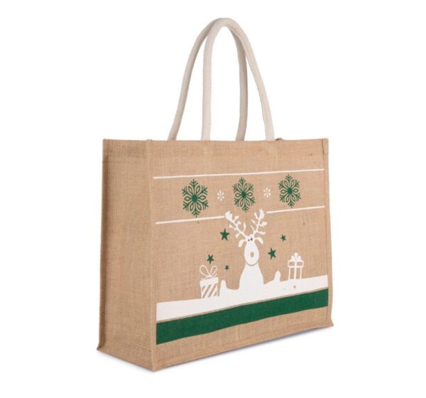 KI0736 - Sac shopping avec motifs de Noël