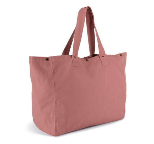 KI3208 - Sac de shopping en coton délavé