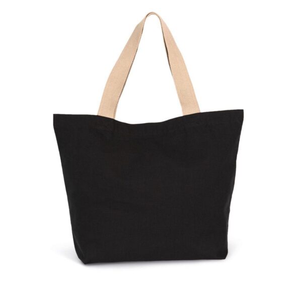 KI5204 - Grand sac shopping recyclé à fond plat