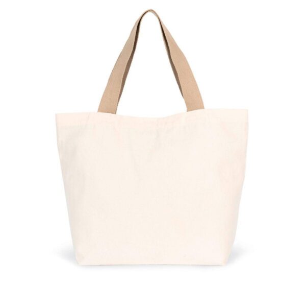 KI5204 - Grand sac shopping recyclé à fond plat – Image 4