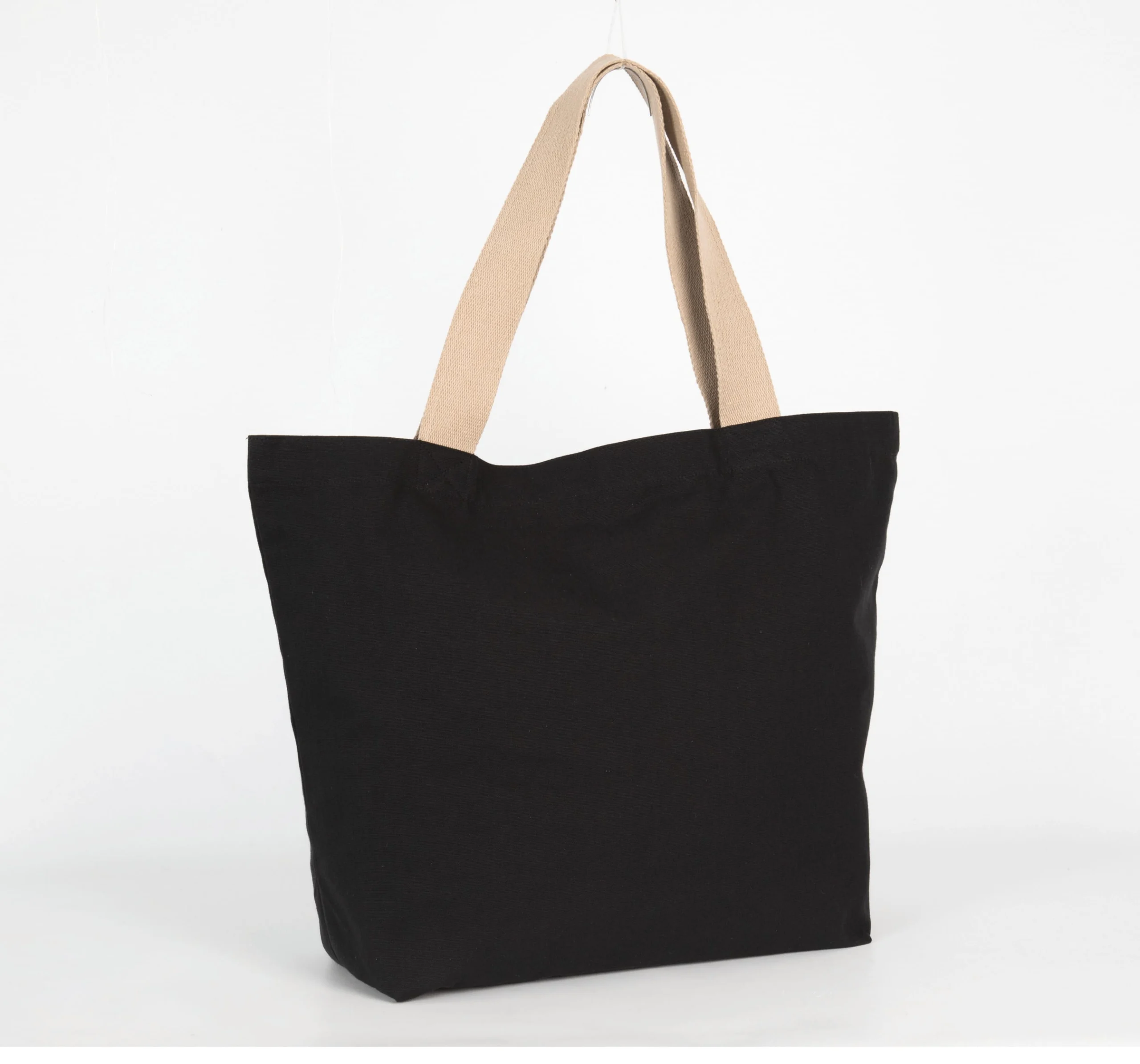 KI5204 - Grand sac shopping recyclé à fond plat – Image 2