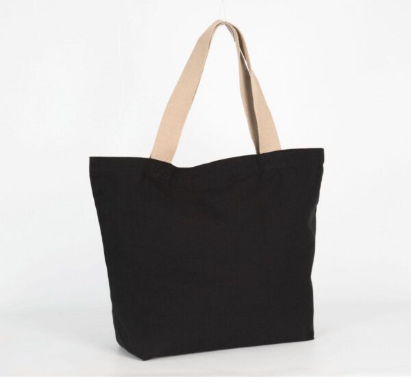 KI5204 - Grand sac shopping recyclé à fond plat – Image 2