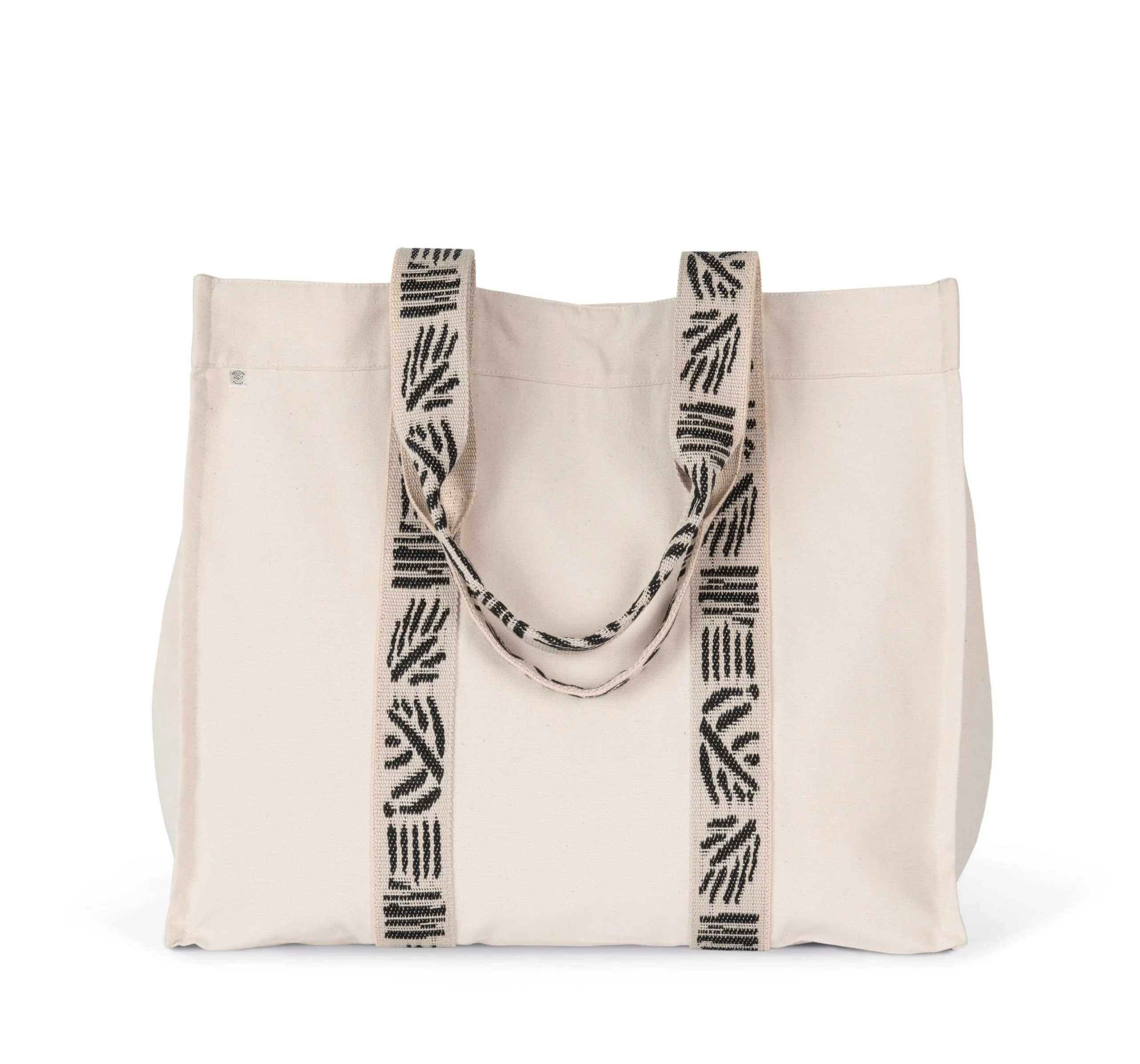 KINS114 - Grand sac shopping recyclé à soufflet – Image 3