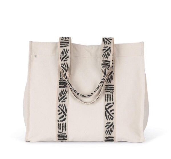 KINS114 - Grand sac shopping recyclé à soufflet – Image 3
