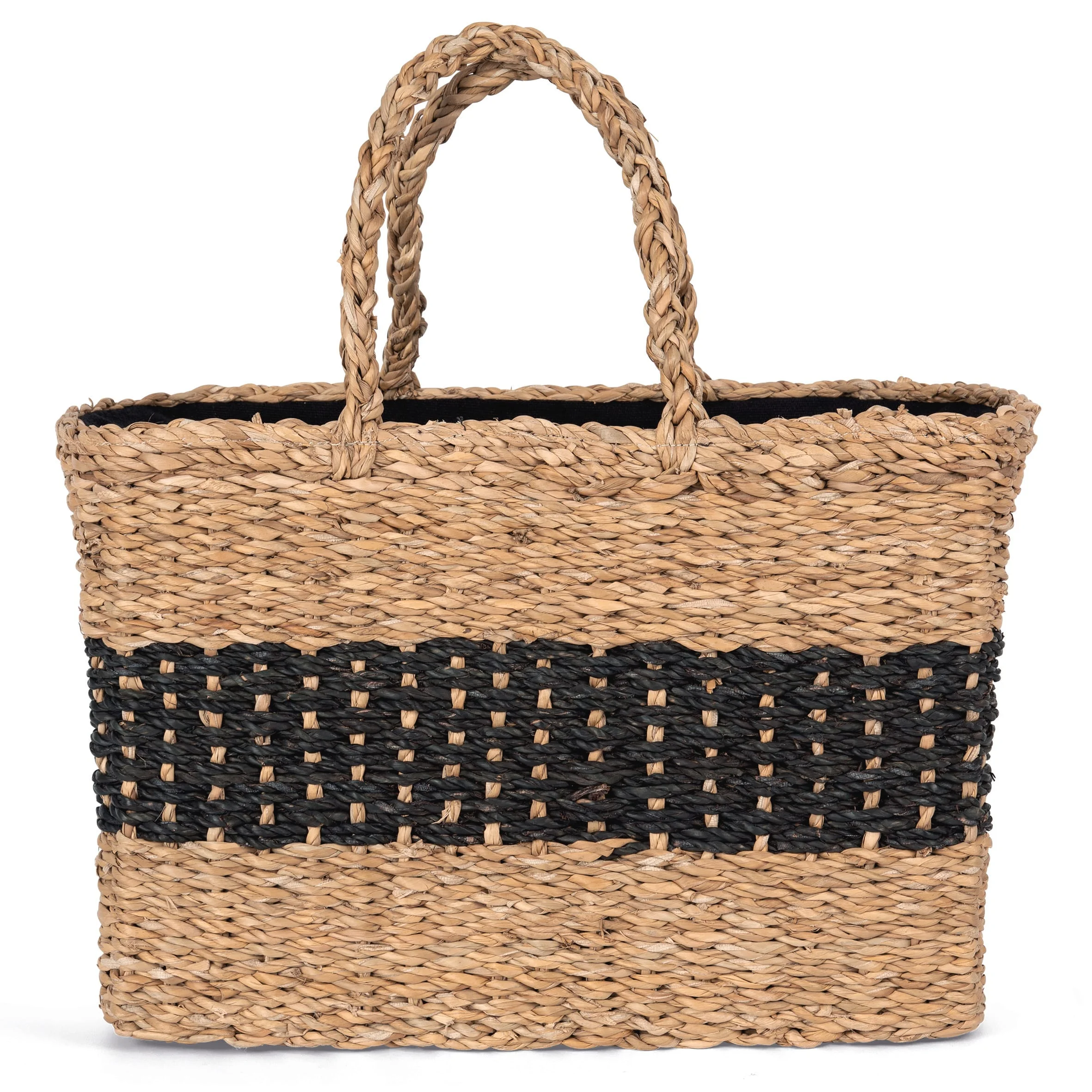 KINS136 - Sac panier en jonc de mer