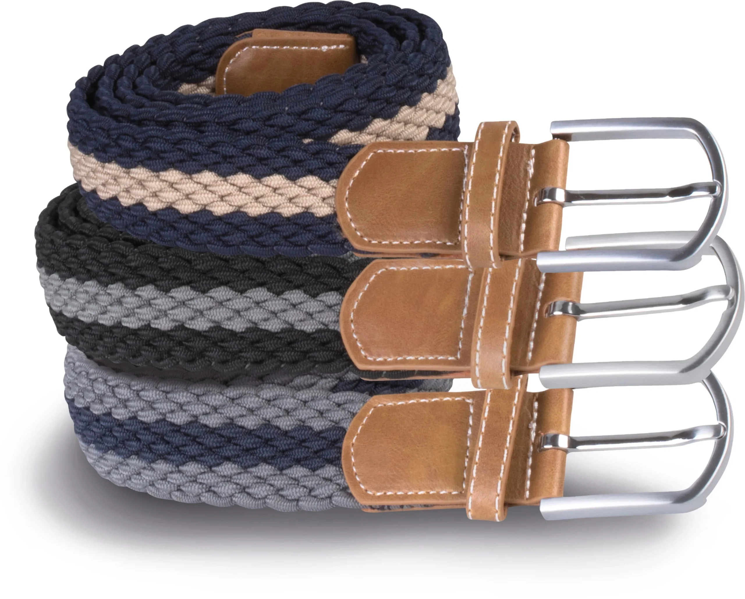 KP805 - Ceinture tressée élastiquée
