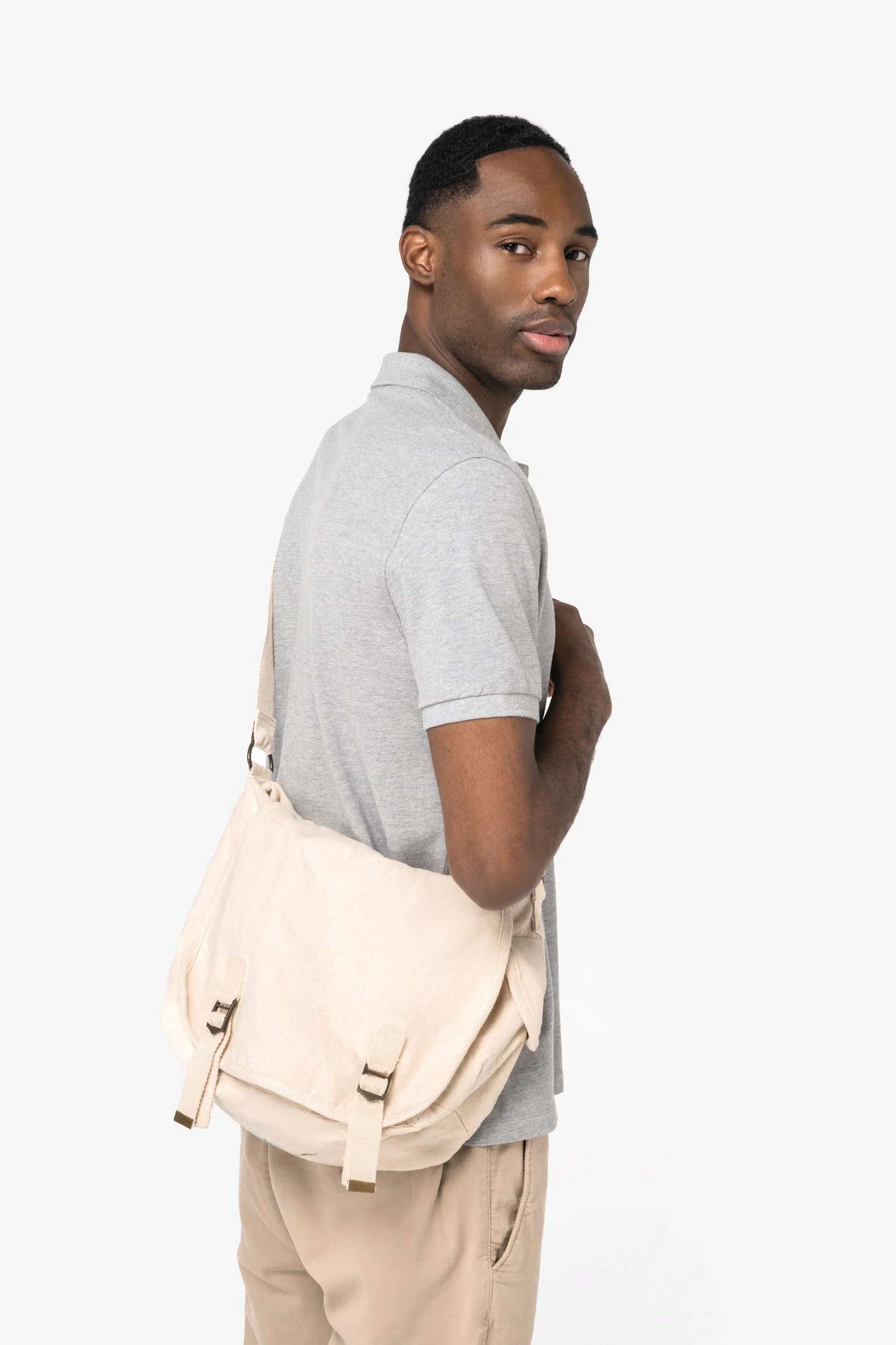 NS140 - Sac besace écoresponsable délavé