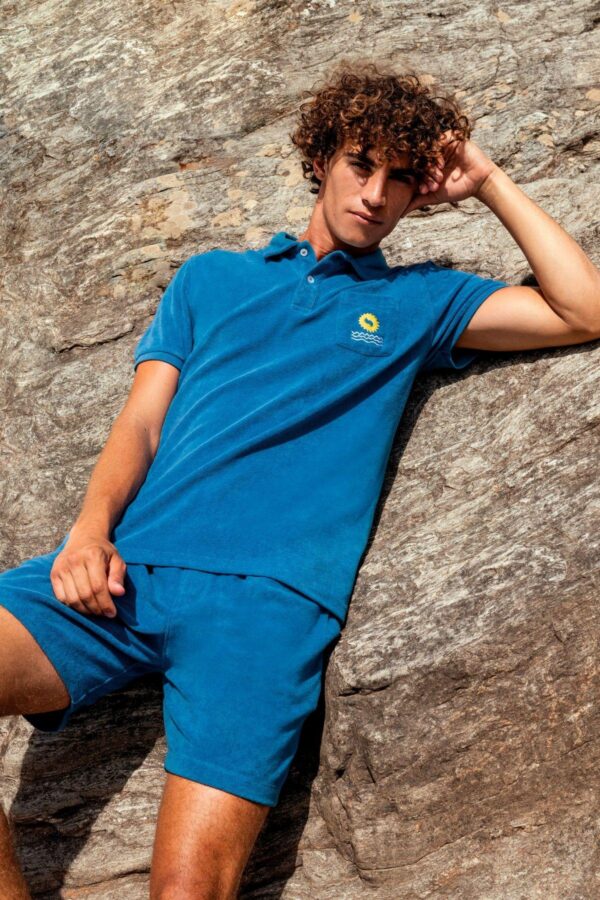 NS727 - Short écoresponsable en éponge homme – Image 6