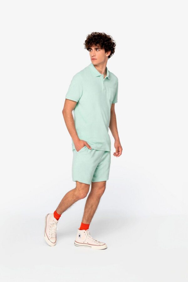 NS727 - Short écoresponsable en éponge homme – Image 4