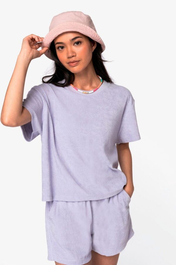 NS728 - Short écoresponsable en éponge femme – Image 2