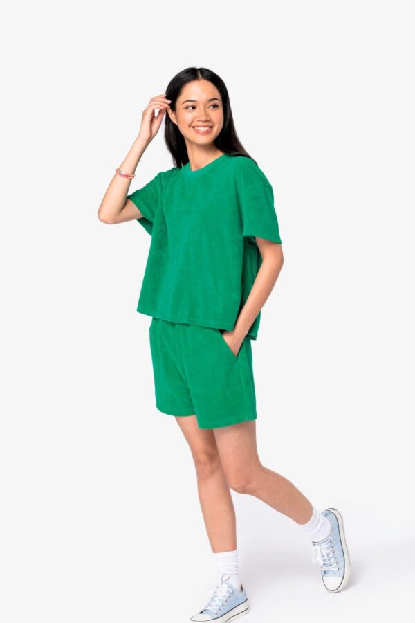 NS728 - Short écoresponsable en éponge femme – Image 3
