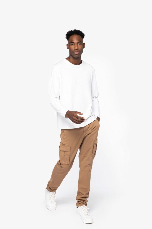 NS740 - Pantalon cargo écoresponsable délavé homme – Image 3