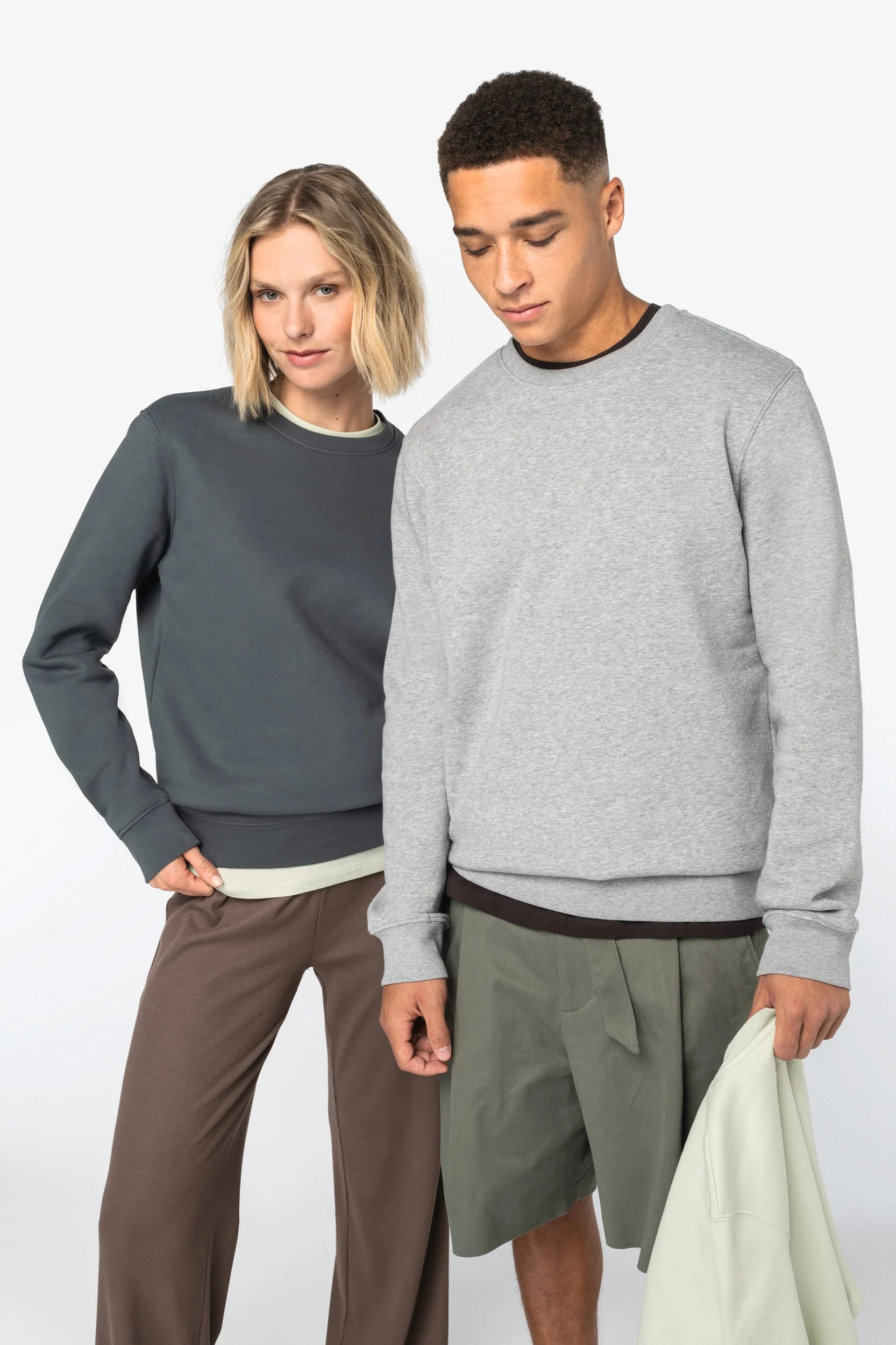 NS400 - Sweat-shirt écoresponsable à col rond unisexe