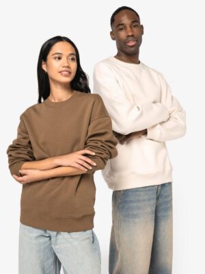 NS407 - Sweat-shirt écoresponsable à col rond oversize unisexe
