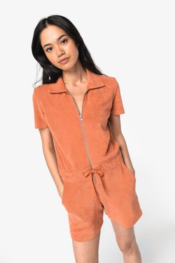 NS5002 - Combinaison short écoresponsable en éponge femme – Image 3