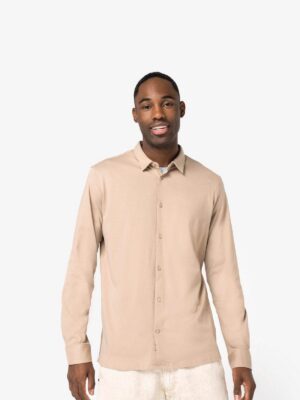 NS510 - Chemise écoresponsable en jersey homme