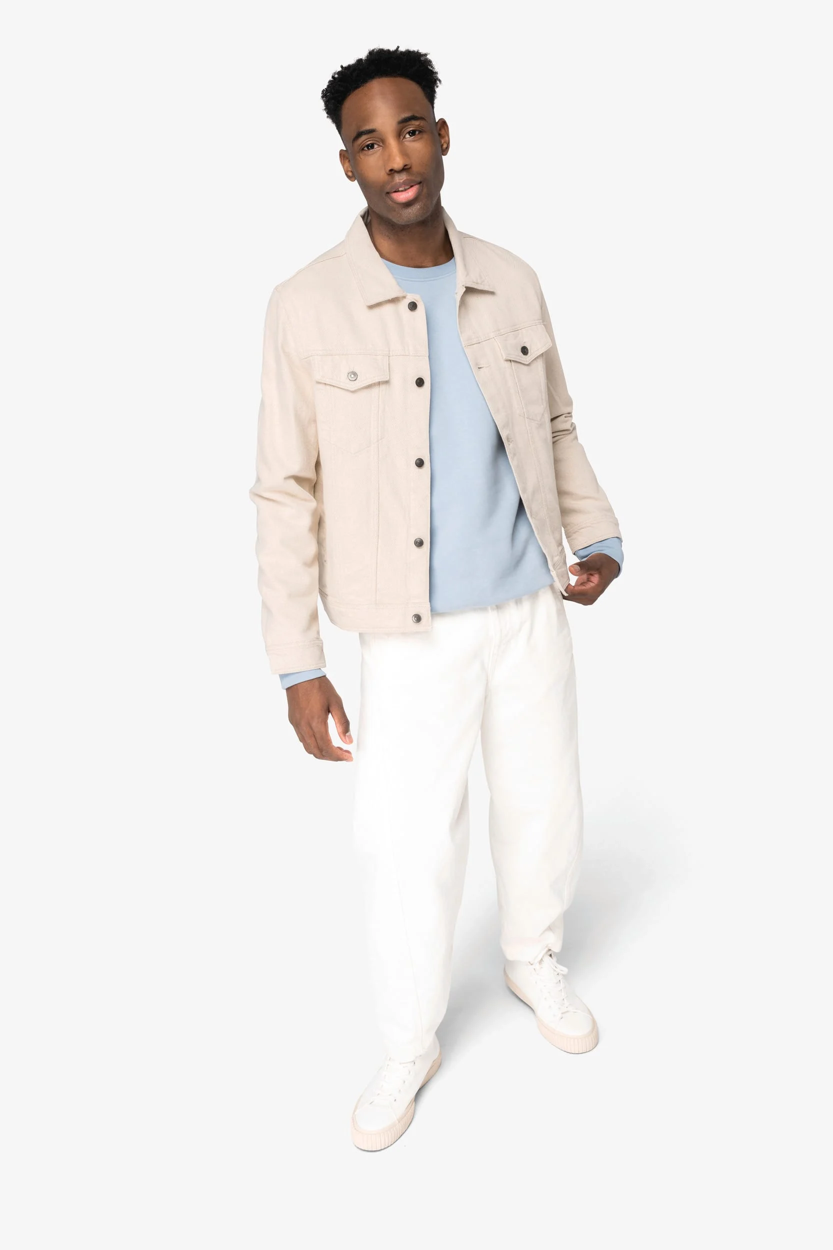 NS606 - Veste écoresponsable en chanvre homme – Image 2