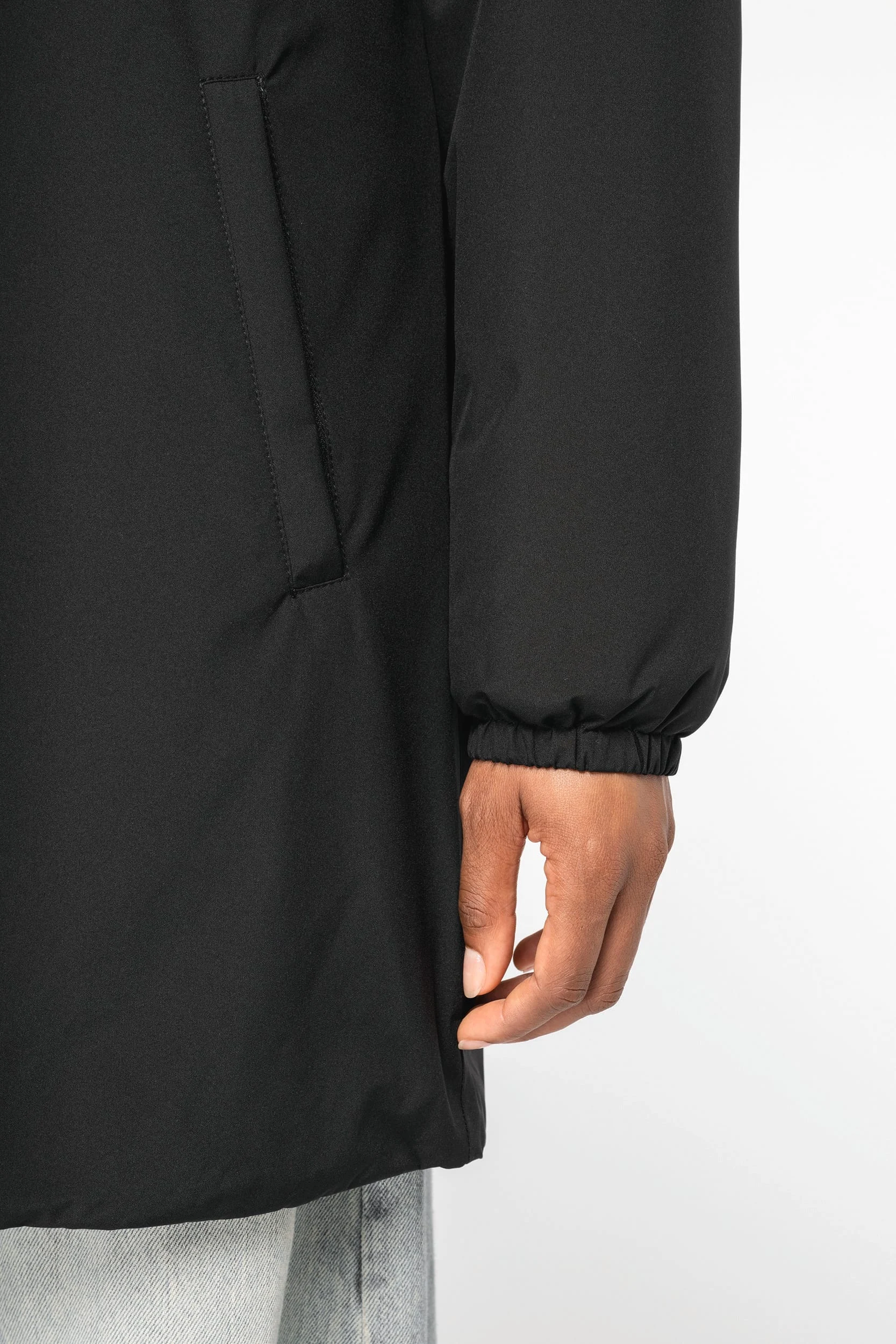NS609 - Veste écoresponsable imperméable doublée en sherpa unisexe – Image 9