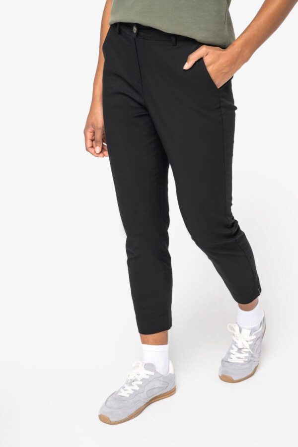NS737 - Pantalon chino 7/8 écoresponsable femme