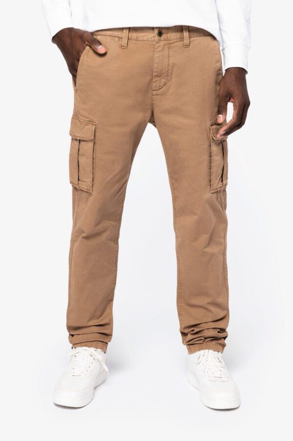 NS740 - Pantalon cargo écoresponsable délavé homme
