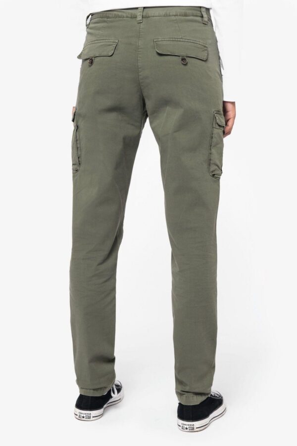 NS741 - Pantalon cargo écoresponsable délavé femme – Image 4