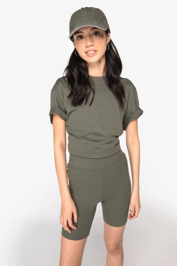 NS744 - Short écoresponsable côtelé femme – Image 2