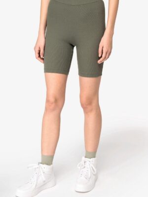 NS744 - Short écoresponsable côtelé femme