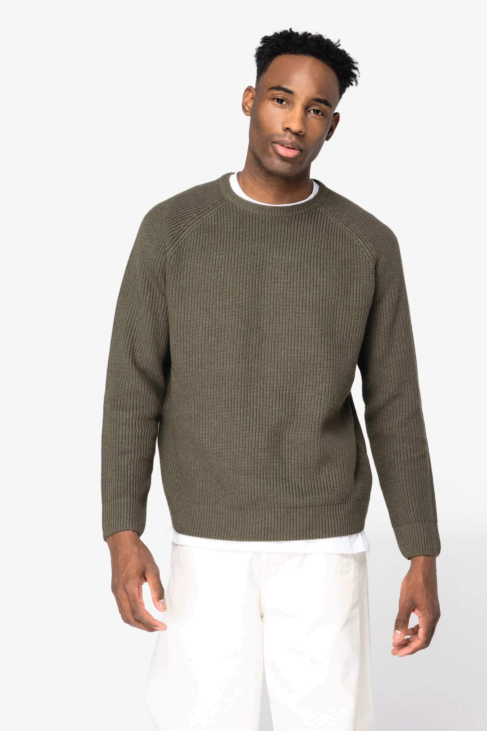 NS911 - Pull écoresponsable à grosses mailles homme
