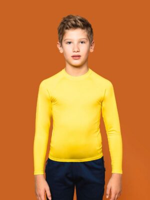 PA006 - T-shirt double peau sport manches longues enfant