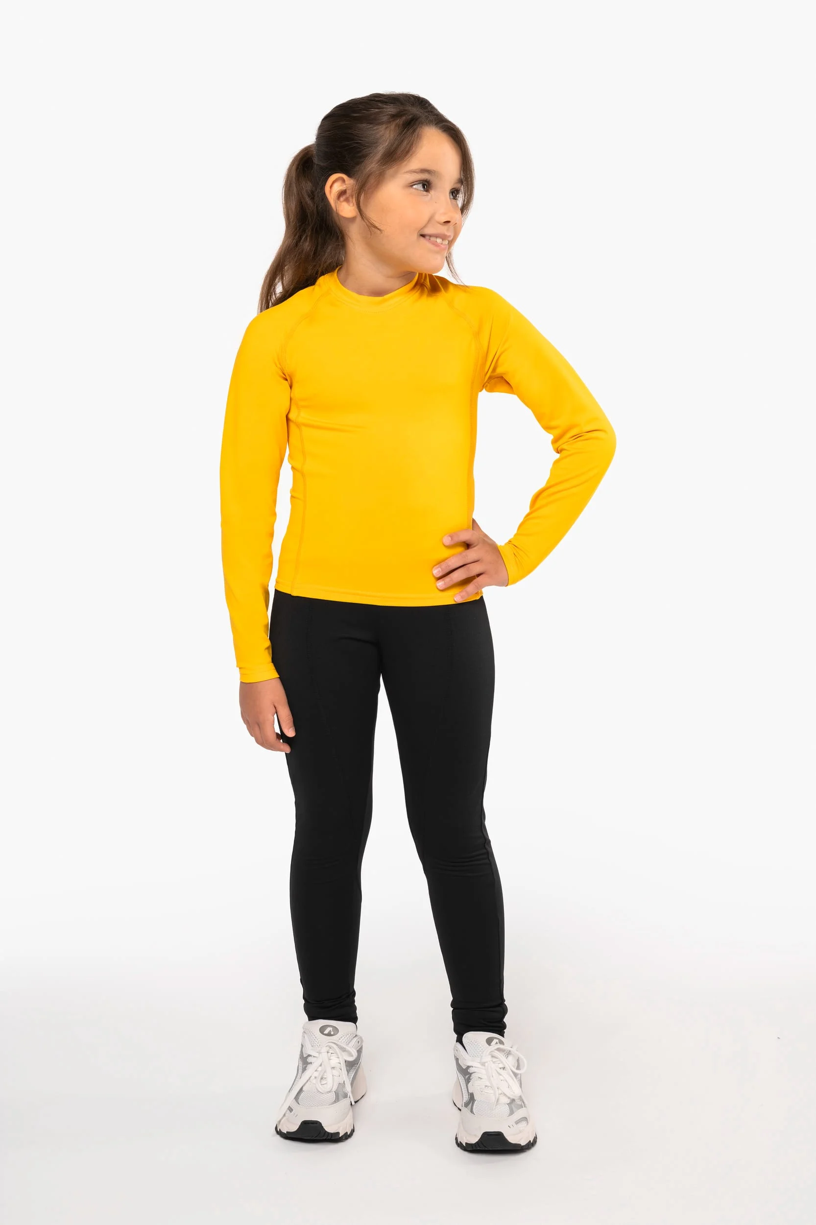 PA006 - T-shirt double peau sport manches longues enfant – Image 8