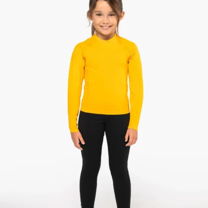 PA006 - T-shirt double peau sport manches longues enfant