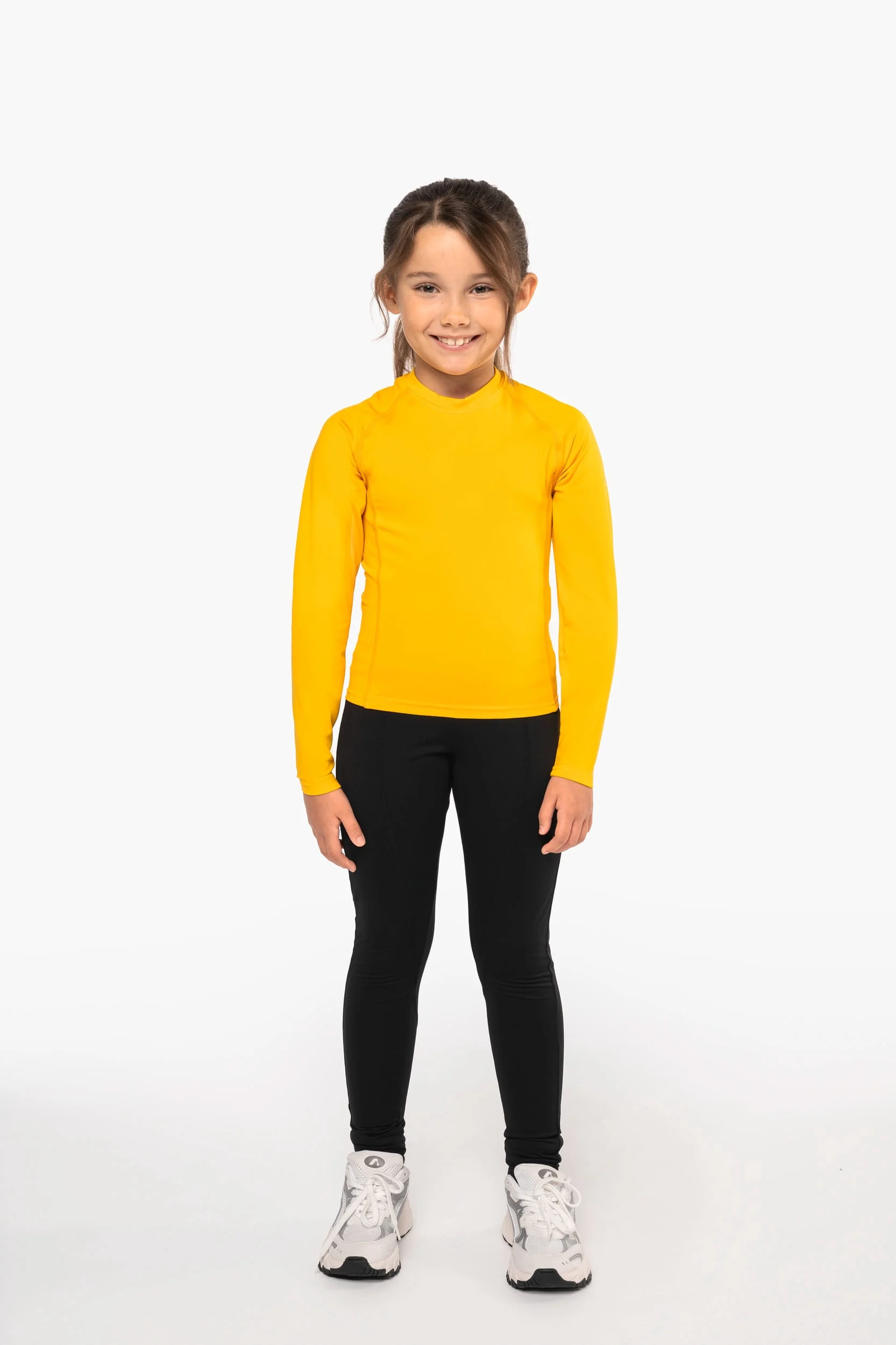 PA006 - T-shirt double peau sport manches longues enfant