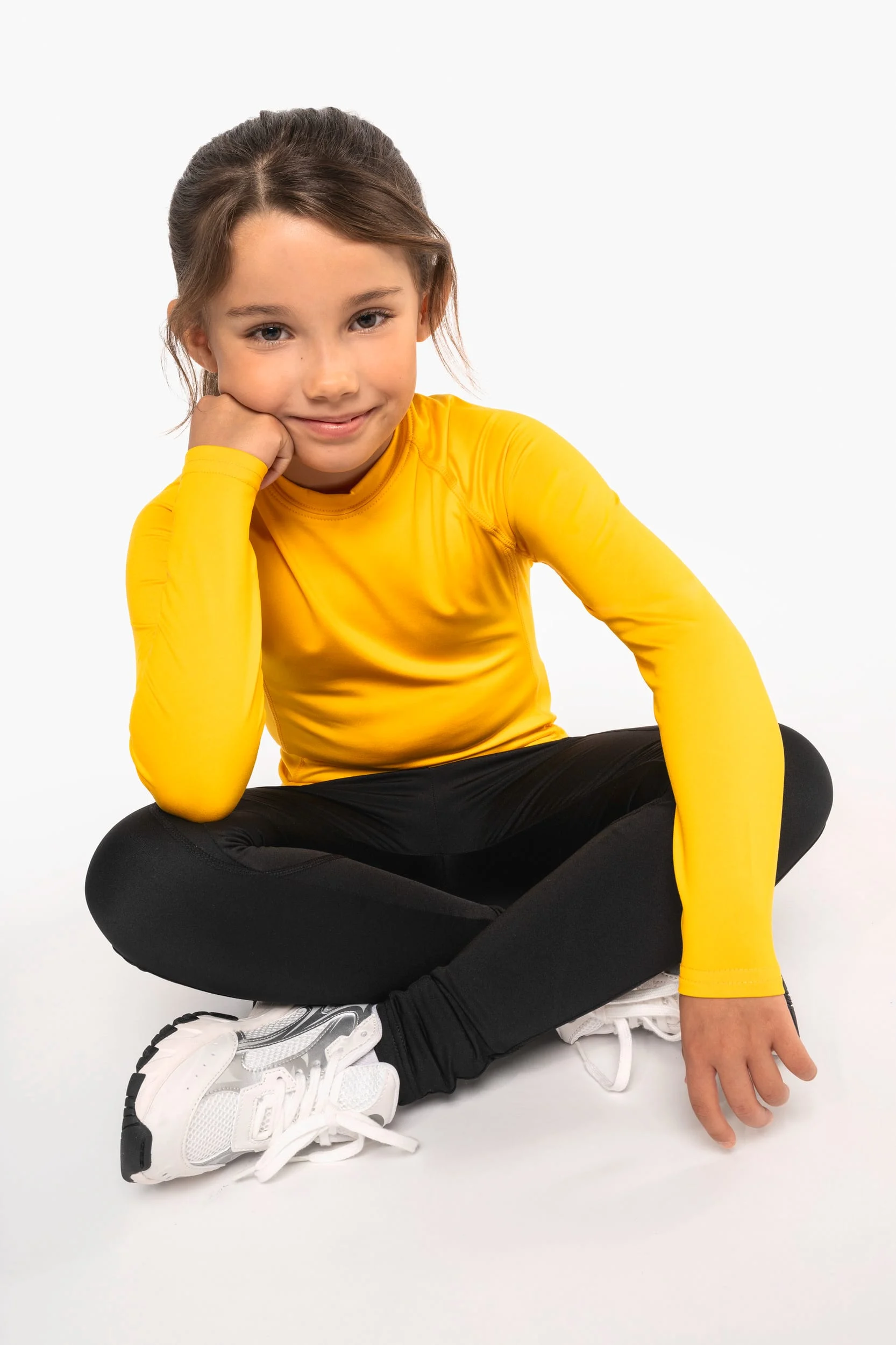 PA006 - T-shirt double peau sport manches longues enfant – Image 9