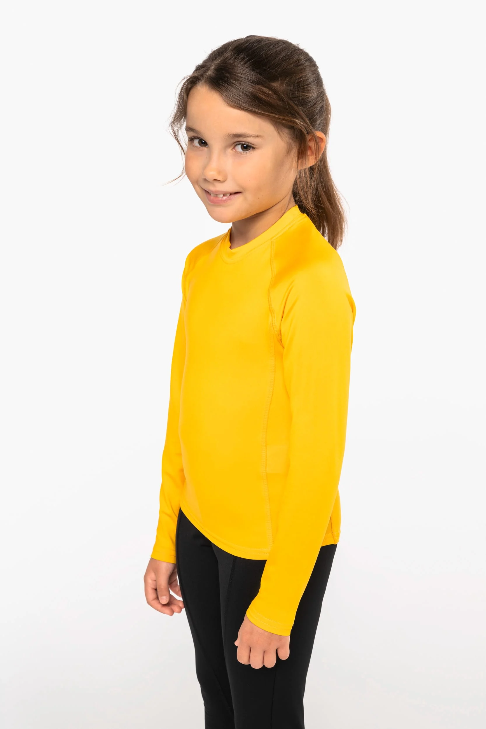 PA006 - T-shirt double peau sport manches longues enfant – Image 3