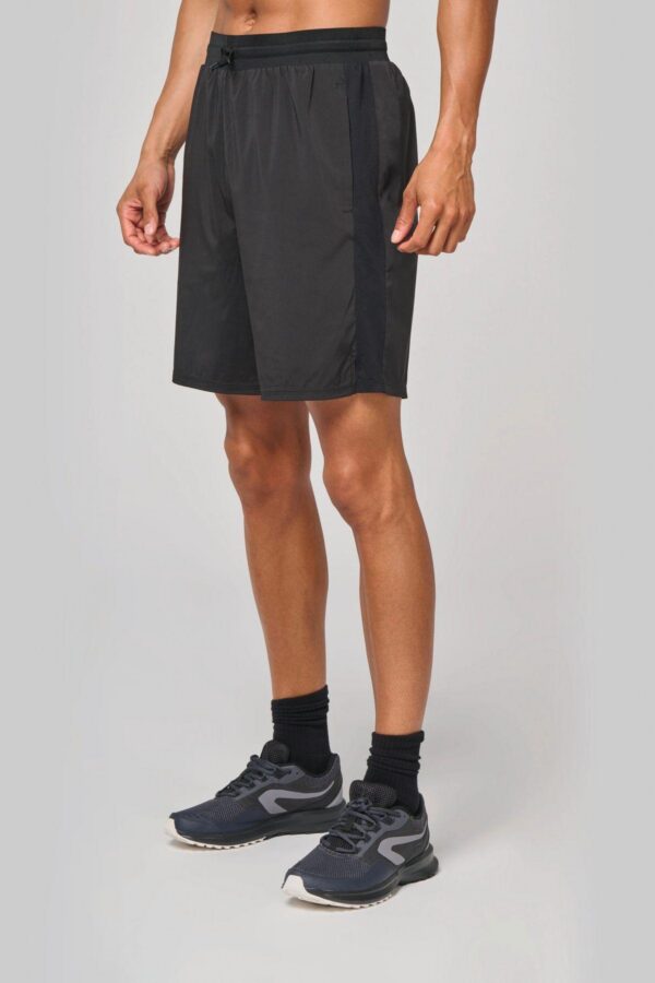 PA1032 - Short écoresponsable 2 en 1 avec sous short intégré homme