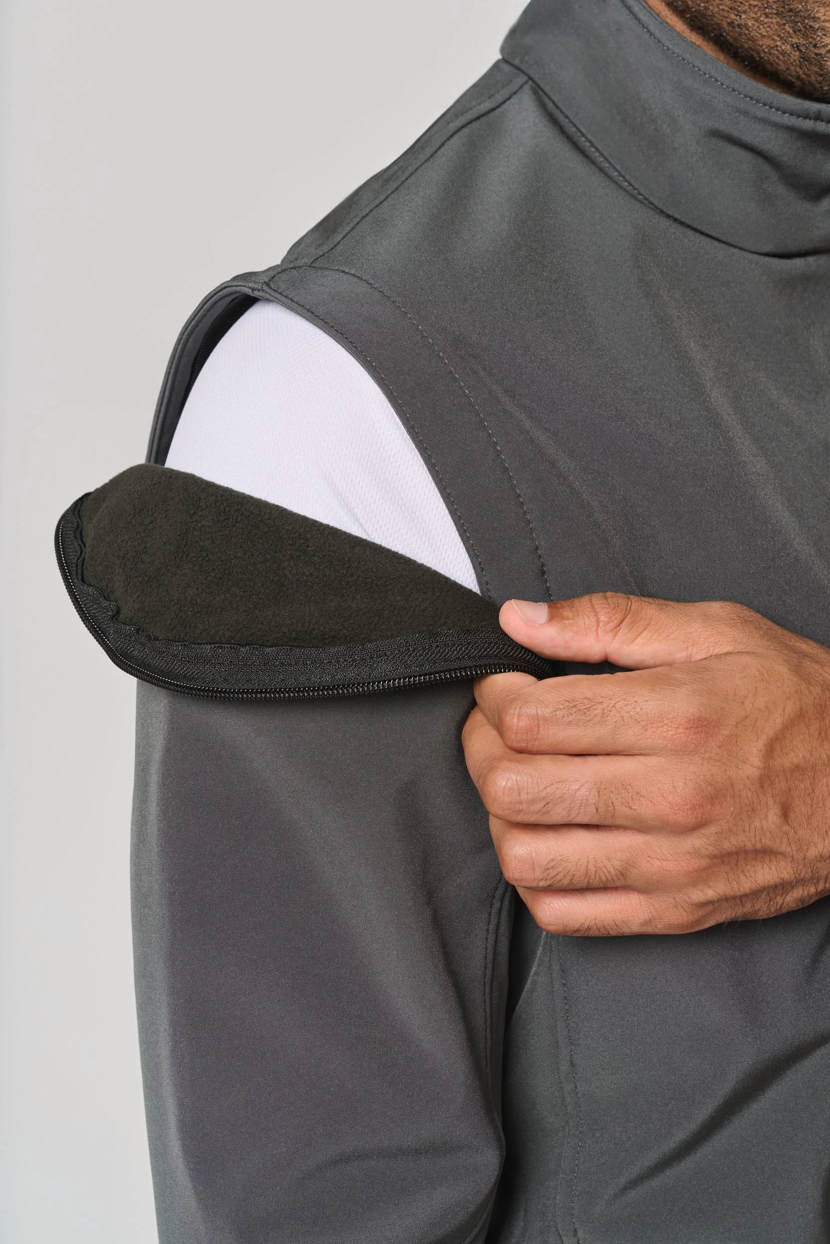 PA323 - Veste softshell sport manches amovibles unisexe – Image 15