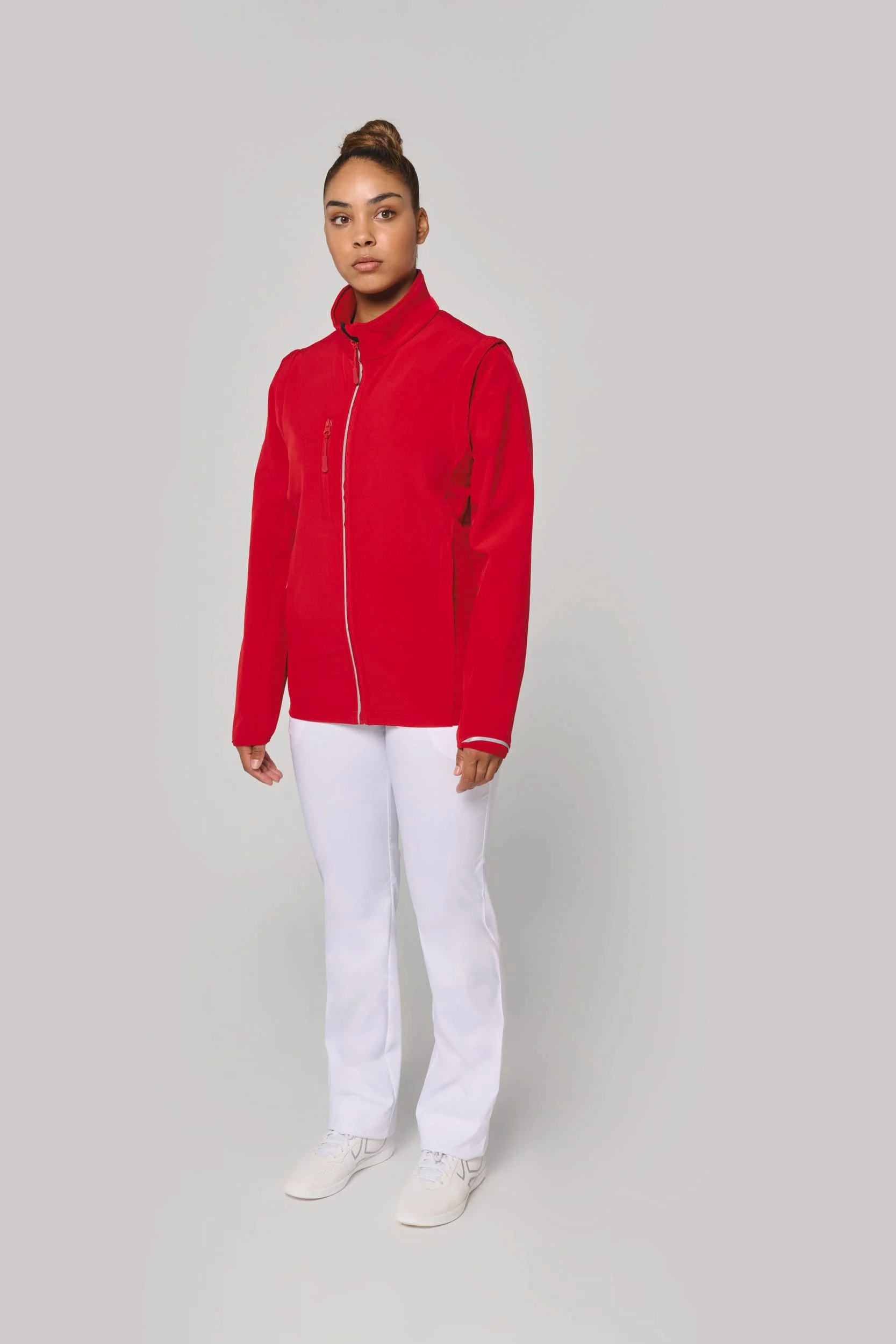 PA323 - Veste softshell sport manches amovibles unisexe – Image 10