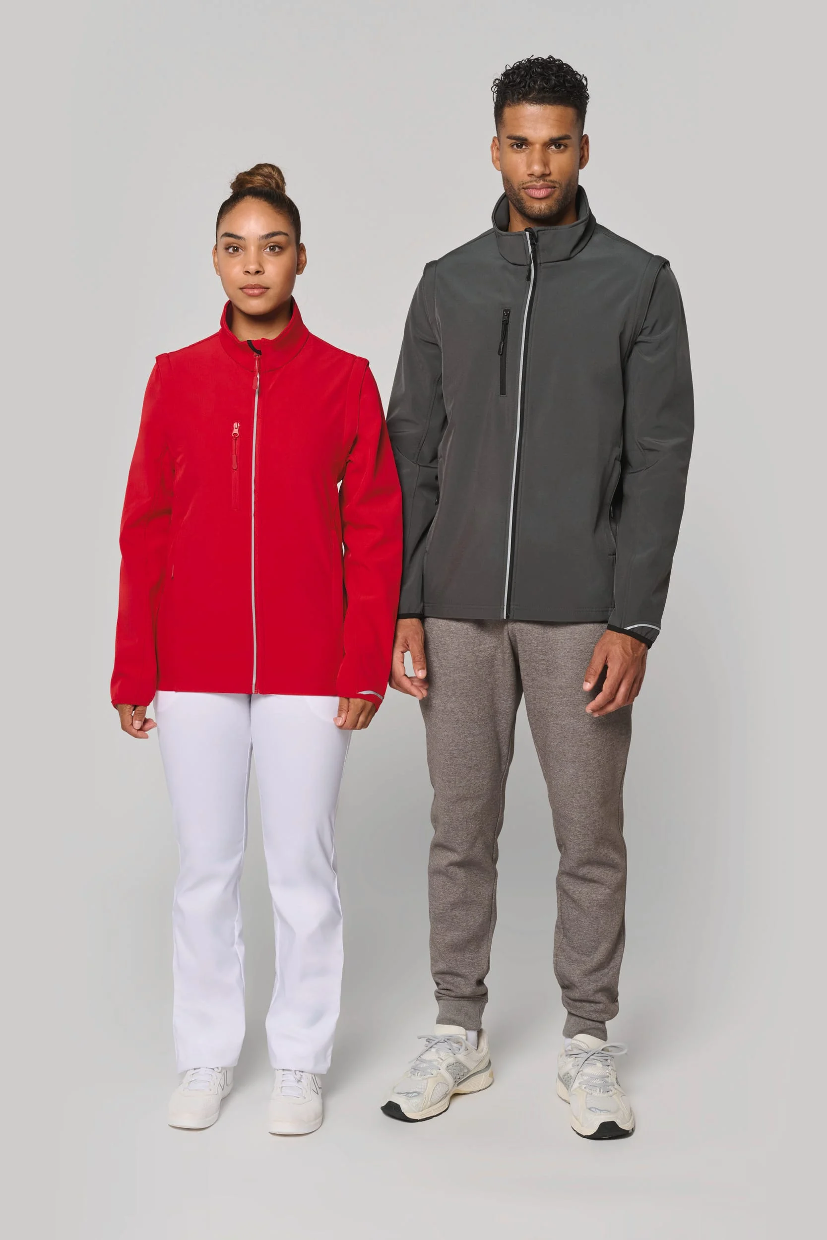 PA323 - Veste softshell sport manches amovibles unisexe – Image 11