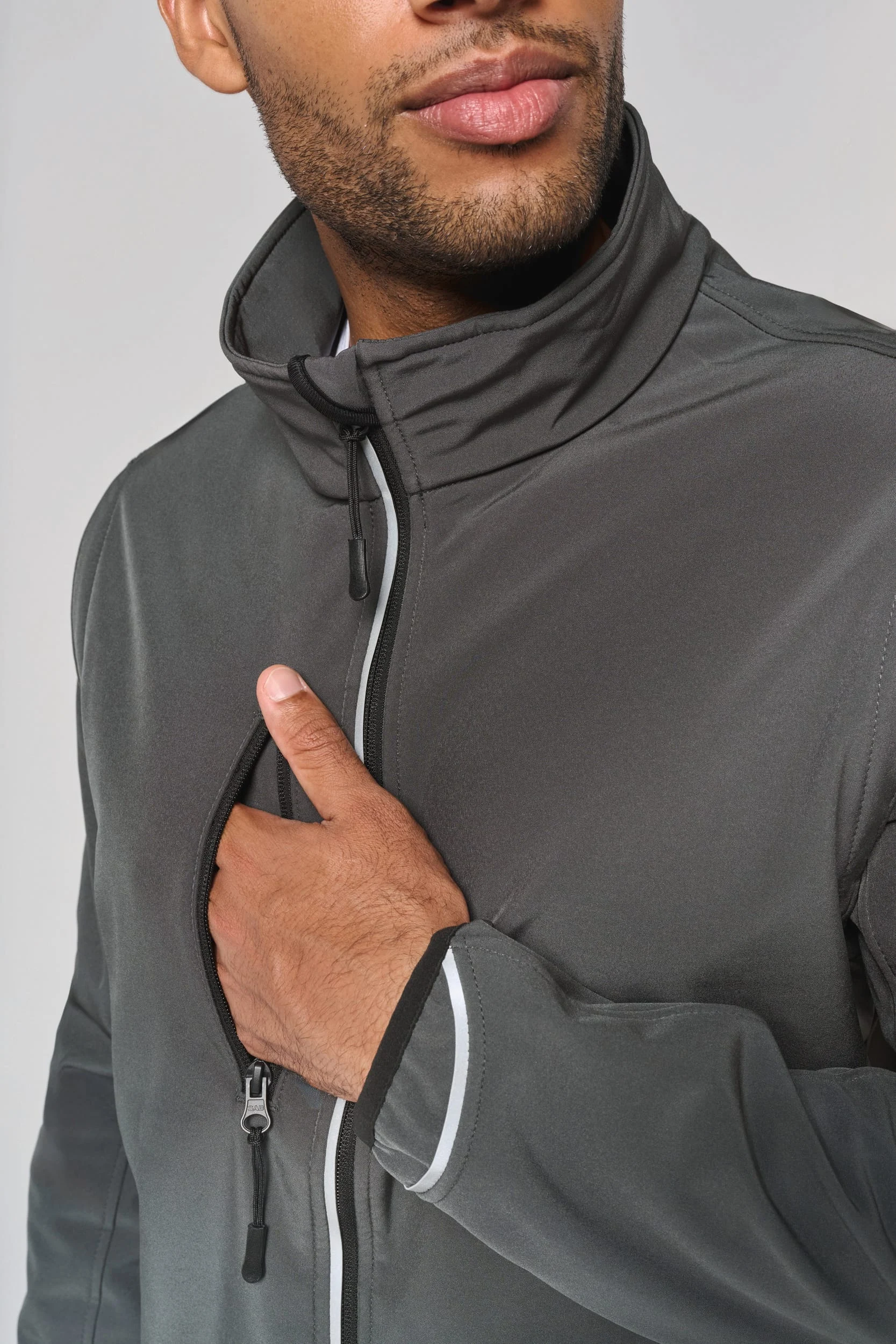 PA323 - Veste softshell sport manches amovibles unisexe – Image 13