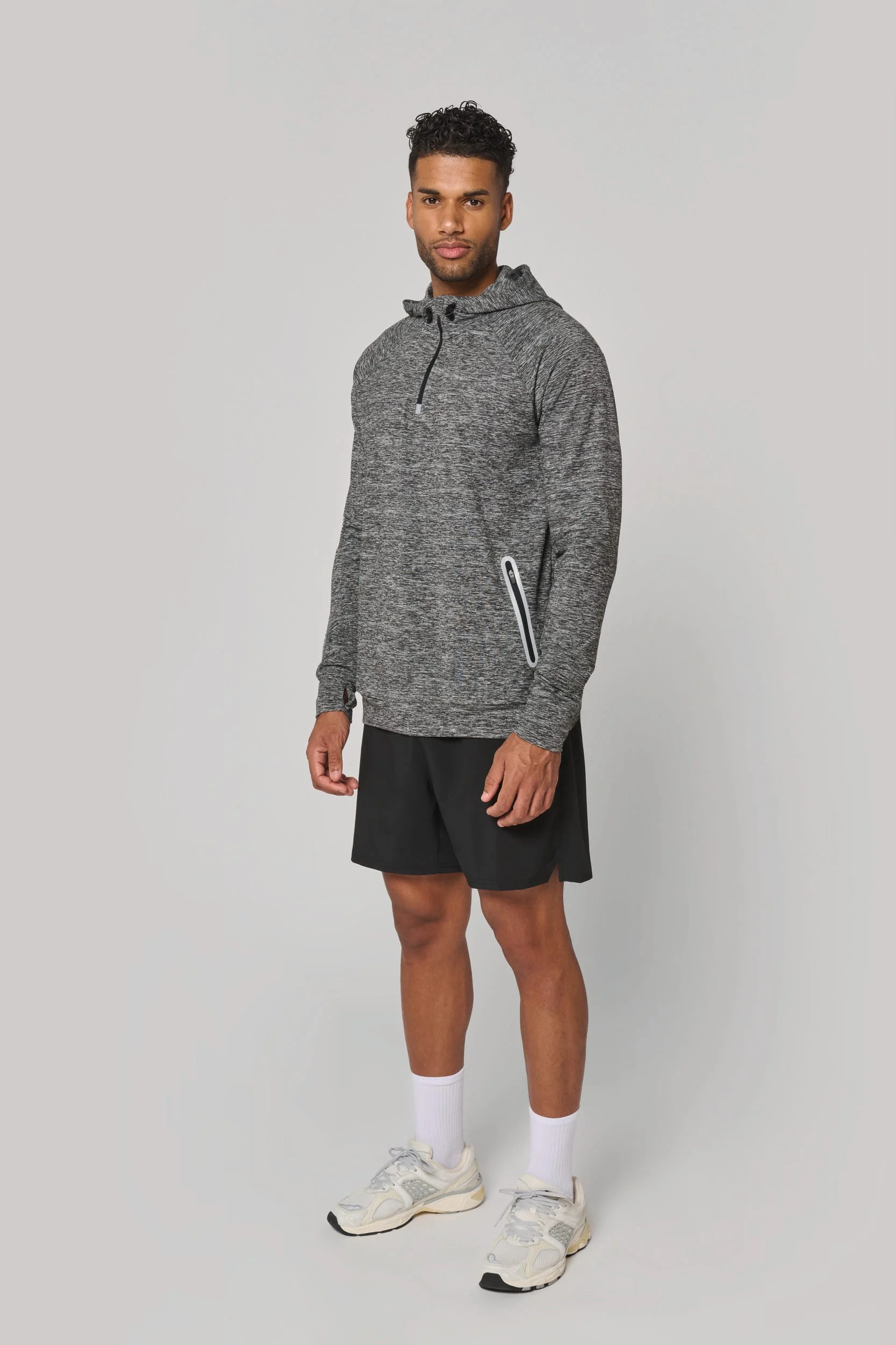 PA360 - Sweat-shirt à capuche 1/4 zip sport unisexe – Image 6
