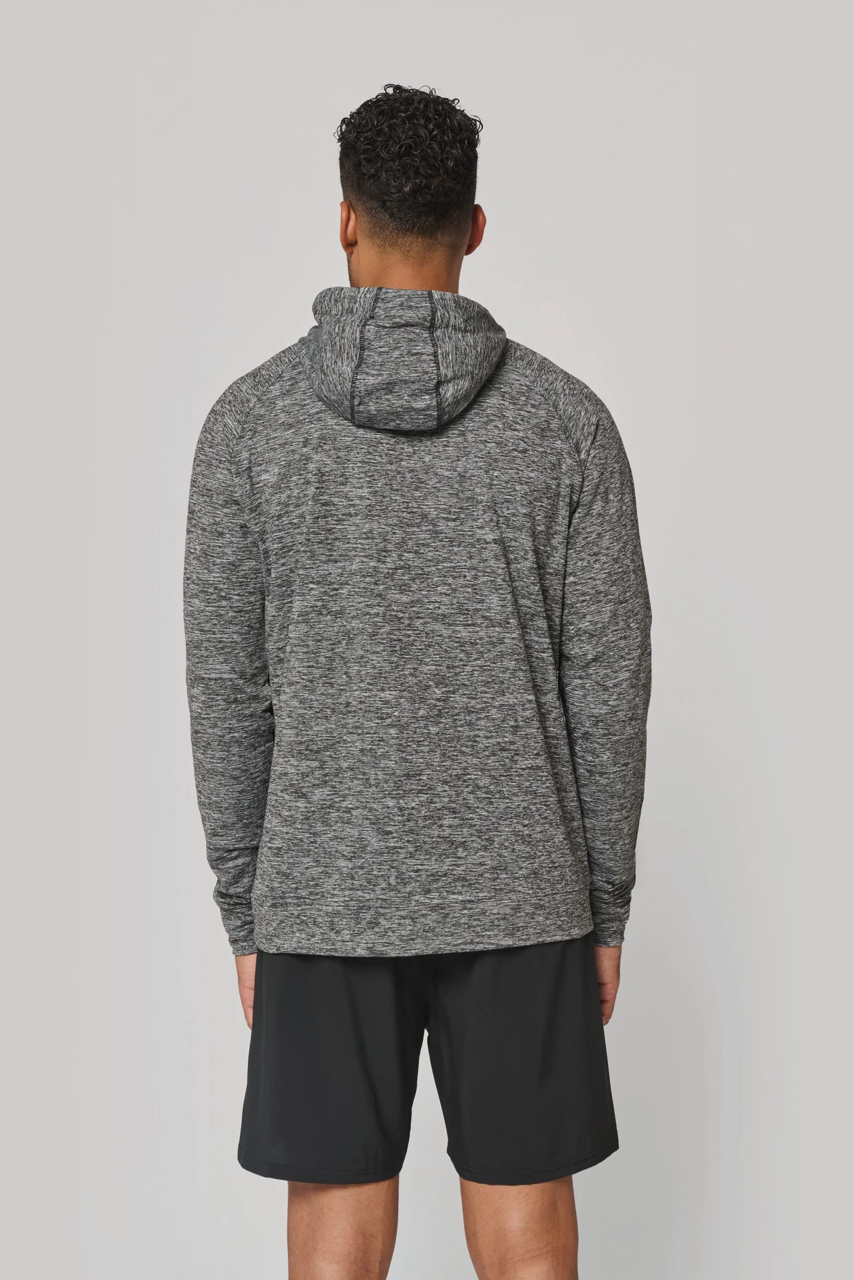 PA360 - Sweat-shirt à capuche 1/4 zip sport unisexe – Image 3