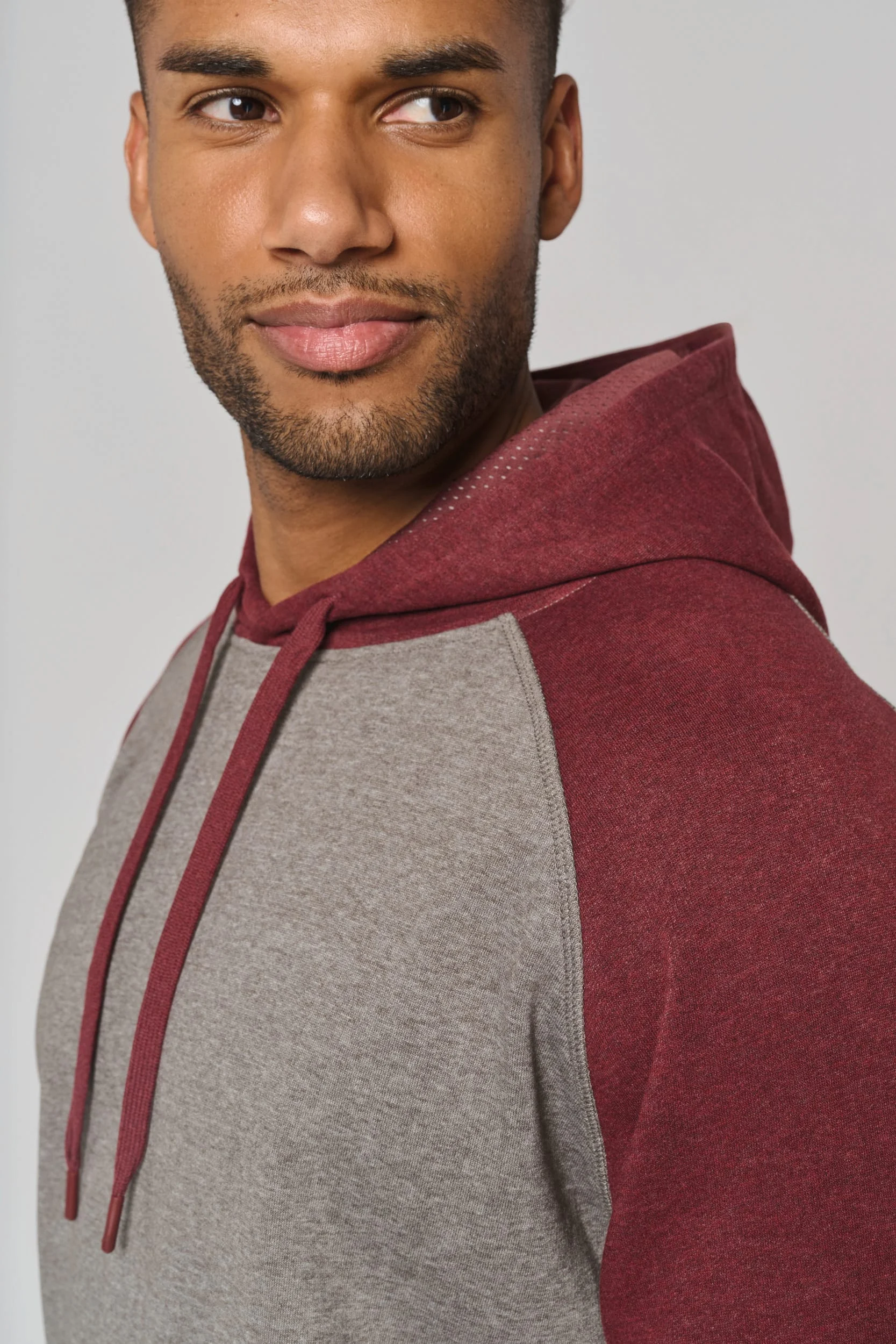 PA369 - Sweat-shirt à capuche bicolore unisexe – Image 13