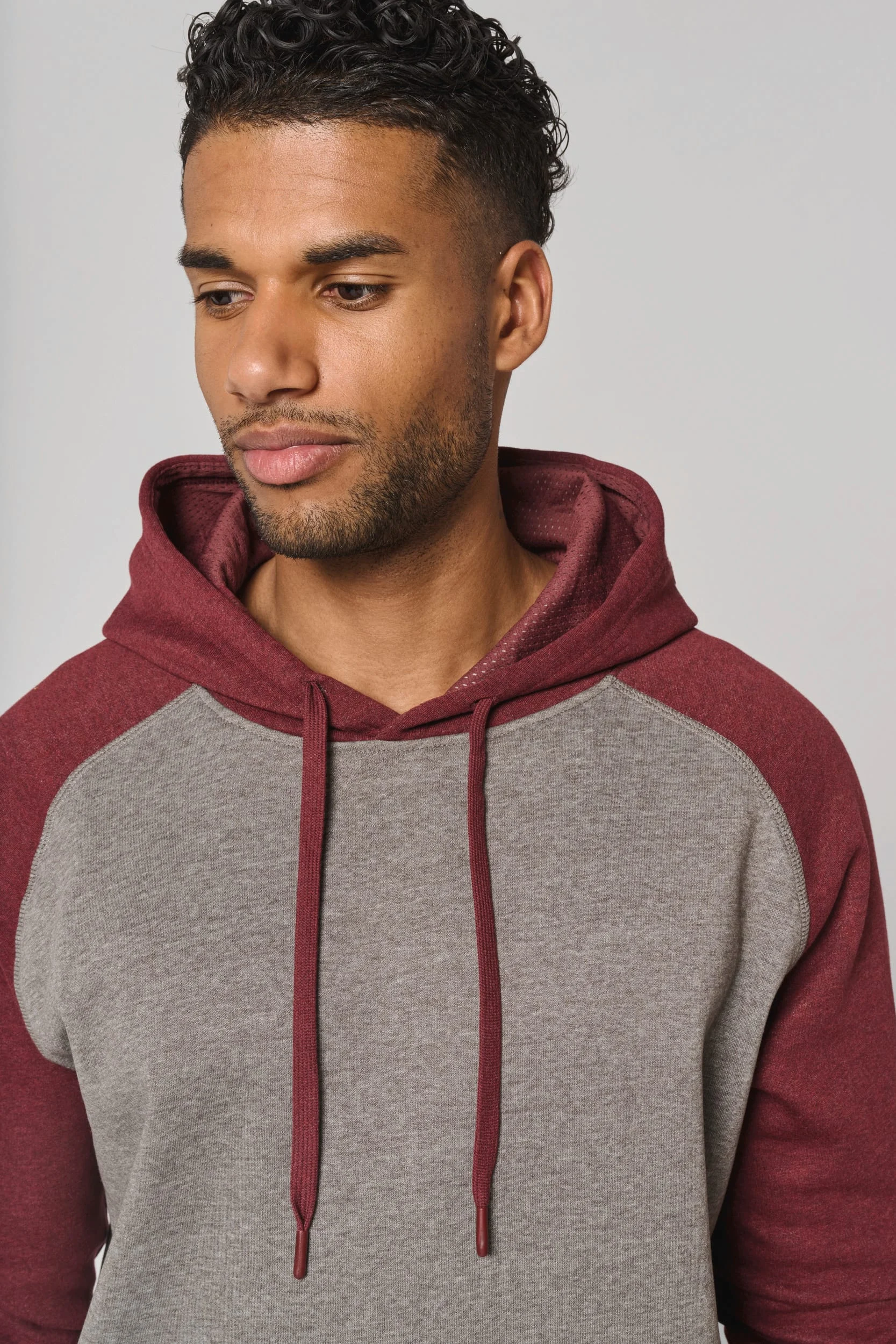 PA369 - Sweat-shirt à capuche bicolore unisexe – Image 11