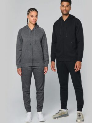 PA383 - Veste zippée à capuche unisexe