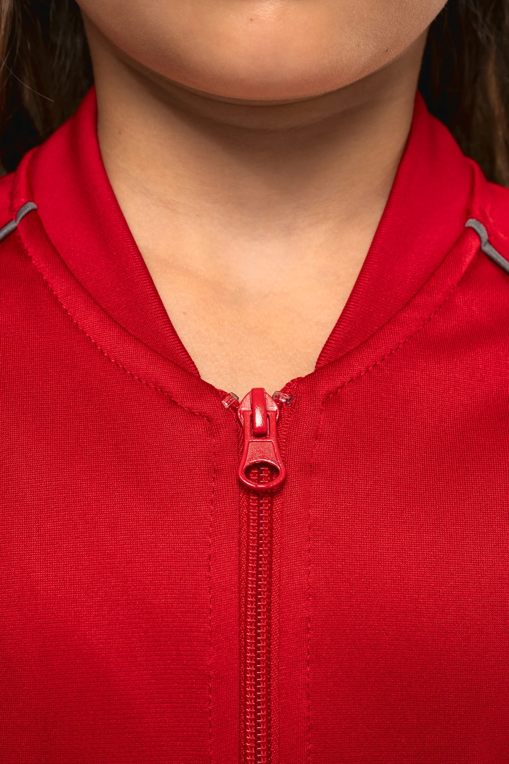 PA385 - Veste de survêtement zippée avec liseré enfant – Image 7