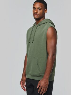 PA393 - Sweat-shirt à capuche sans manches unisexe