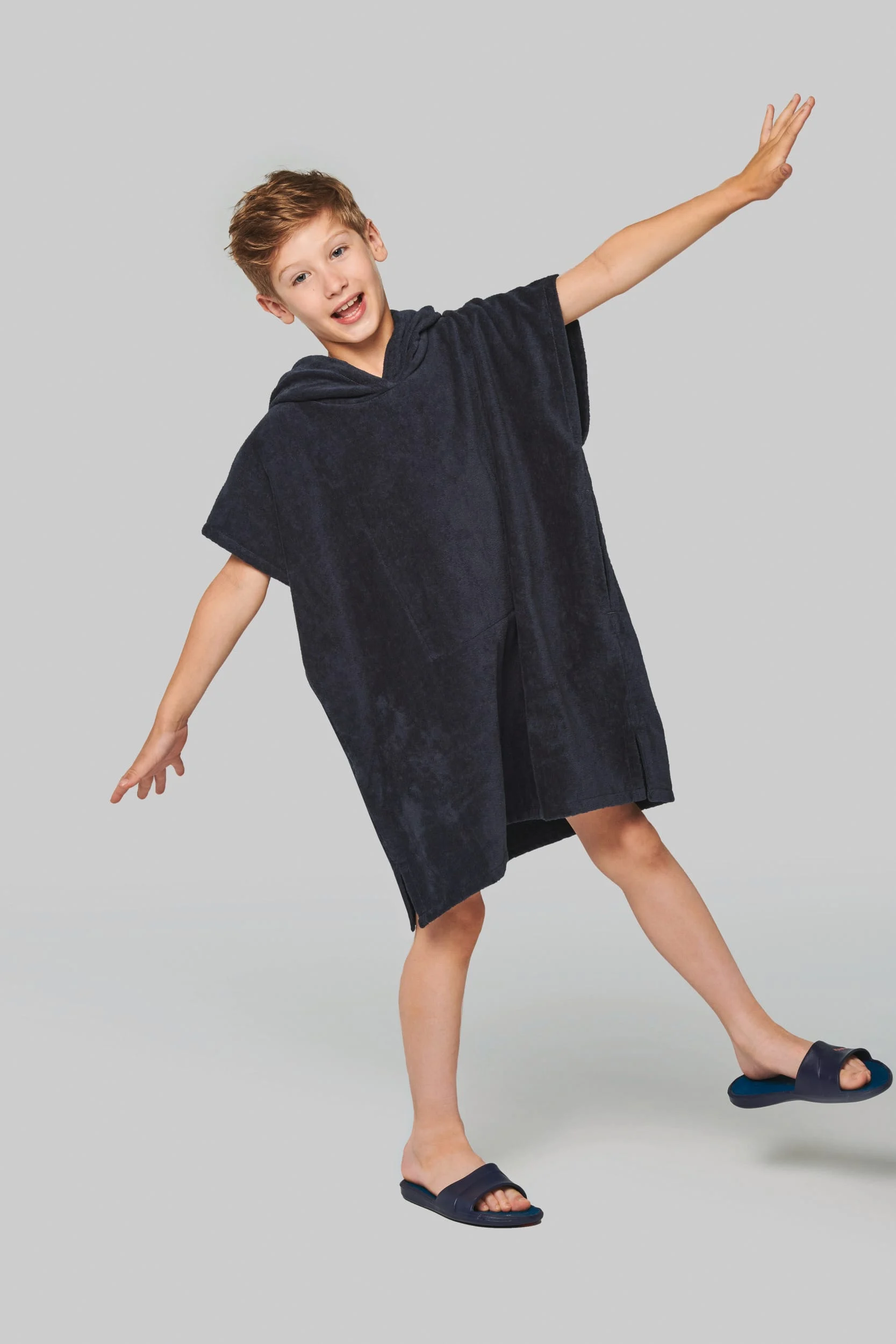 PA582 - Poncho éponge à capuche enfant – Image 5