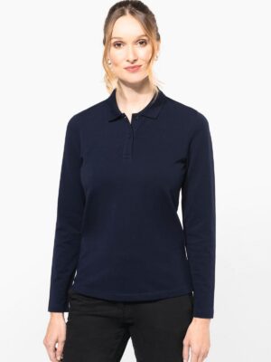PK203 - Polo Supima® manches longues femme